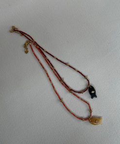 Colorful Shell Clavicle Chain Necklace - Minimalist Artistic Accessory, Versatile French High-End Design, Light Luxury Fashion Statement