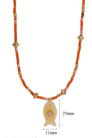 Colorful Shell Clavicle Chain Necklace - Minimalist Artistic Accessory, Versatile French High-End Design, Light Luxury Fashion Statement