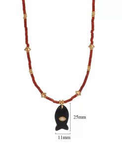 Colorful Shell Clavicle Chain Necklace - Minimalist Artistic Accessory, Versatile French High-End Design, Light Luxury Fashion Statement