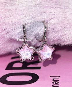 Colorful Star Ear Hoops - Trendy Five-Pointed Star Earrings, Niche Design Ear Clips for Women, 2025 High-End Fashion Jewelry