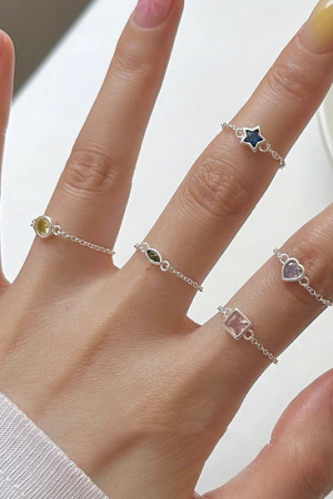 Colorful Zirconia Adjustable Stacking Ring for Women, Minimalist Niche Design, Trendy Dopamine Style Jewelry, New Model