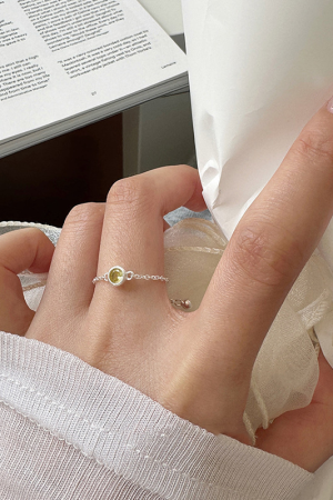 Colorful Zirconia Adjustable Stacking Ring for Women, Minimalist Niche Design, Trendy Dopamine Style Jewelry, New Model