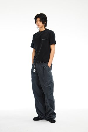 Commuter Six-Pocket Work Pants in Brown Gray - Versatile, Functional Design for Urban Style