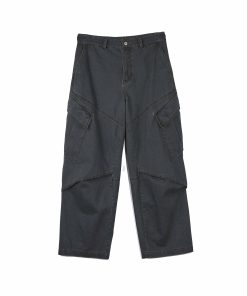 Commuter Six-Pocket Work Pants in Brown Gray - Versatile, Functional Design for Urban Style