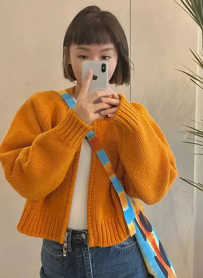 Cool Clothes Ideas, Simple Clothing Ideas - Indie Zip Up Knitted Cardigan Cool Clothes Ideas, Simple Clothing Ideas - Indie Zip Up Knitted Cardigan