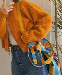 Cool Clothes Ideas, Simple Clothing Ideas - Indie Zip Up Knitted Cardigan