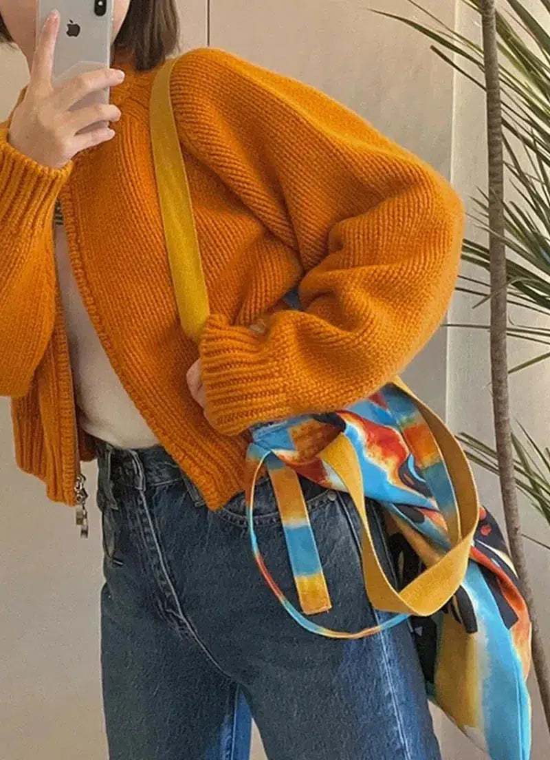 Cool Clothes Ideas, Simple Clothing Ideas - Indie Zip Up Knitted Cardigan Cool Clothes Ideas, Simple Clothing Ideas - Indie Zip Up Knitted Cardigan