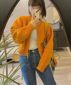 Cool Clothes Ideas, Simple Clothing Ideas - Indie Zip Up Knitted Cardigan