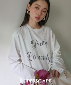 Cool Feel Sorona Cotton Loose Fit Round Neck Relaxed Printed Long Sleeve T-Shirt - Casual Fashion Essential for Effortless Style