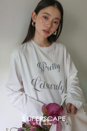 Cool Feel Sorona Cotton Loose Fit Round Neck Relaxed Printed Long Sleeve T-Shirt - Casual Fashion Essential for Effortless Style
