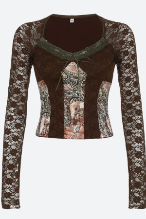 Cool Girl Drawing, Art Girls - Vintage Bohemian Lace Top