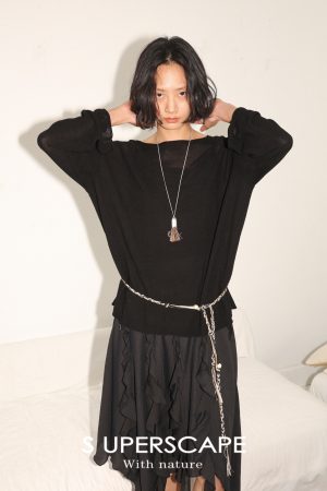 Cool Relaxed Loose Edge Hollow Mulberry Silk Lyocell Sweater - Lightweight Knitted Air Conditioning Sweater for Effortless Style