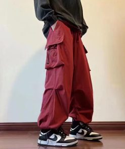 Coquette Outfit School, Coquette Pants Outfit - Drawstring Cargo Pants