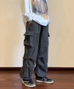 Coquette Outfit School, Coquette Pants Outfit - Drawstring Cargo Pants