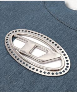 Coquette Outfit School, Dollette Style - Cowgirl Denim Halter Corset Top