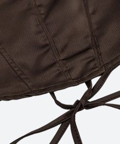 Cotswolds Outfit, Streetstyle Outfit - Satin Lace Up Corset Top