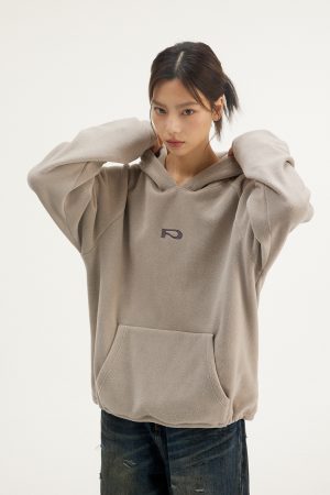 Couples Fleece Hooded Jacket, Casual Spring Autumn Sportswear, Korean Style Streetwear, Unisex Pullover Hoodie