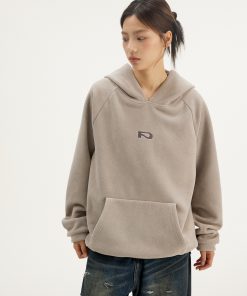 Couples Fleece Hooded Jacket, Casual Spring Autumn Sportswear, Korean Style Streetwear, Unisex Pullover Hoodie