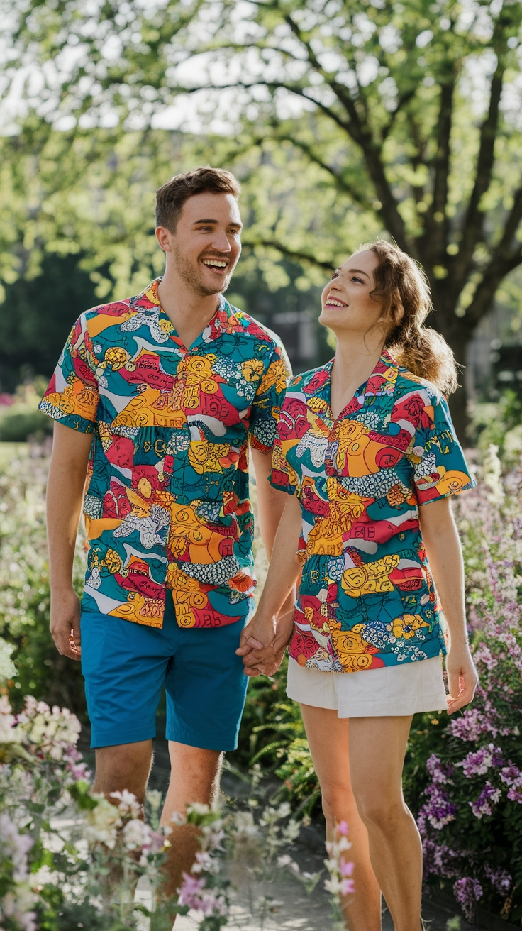 Couples Matching Shirts for Coordinated Looks outfit idea