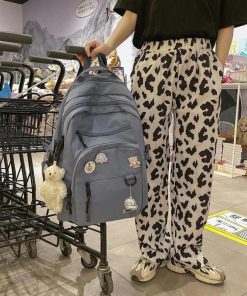 Cozy College Class Outfits, Beauty Outfits - Keychain School Backpack