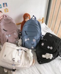 Cozy College Class Outfits, Beauty Outfits - Keychain School Backpack