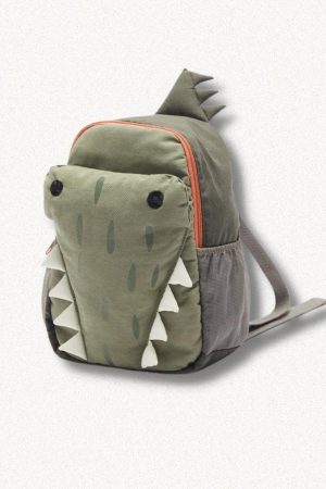 Cozy College Class Outfits, Cute Outfits For Rectangle Body Shape - Crocodile Mini Backpack