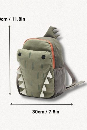 Cozy College Class Outfits, Cute Outfits For Rectangle Body Shape - Crocodile Mini Backpack