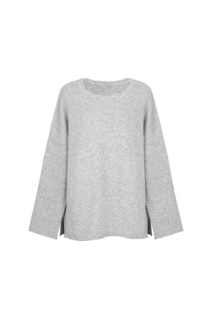 Cozy Knit Two-Piece Relaxation Set for Women - High-End Cashmere-Like Round Neck in Two Colors, Perfect for Casual Chic Style