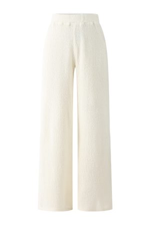 Cozy Round Neck Knitted Sweater and Long Pants Two-Piece Set for Women - Autumn Winter Casual Outfit