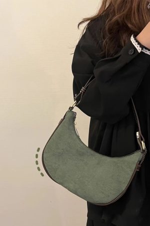 Crescent-Shaped Crossbody Bag for Women - Versatile High-End Underarm Tote for Spring/Summer 2025 Fashion