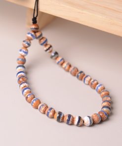 Crystal Agate Mobile Phone Chain Lanyard for Men and Women - Decorative Beads, Camera Strap, Wrist Strap, Stylish Phone Accessory