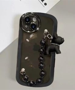 Cute Autumn Dress Outfits, Highschool Outfits Dresscode - Bulldog Clear Phone Case