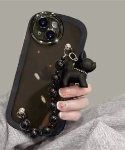 Cute Autumn Dress Outfits, Highschool Outfits Dresscode - Bulldog Clear Phone Case