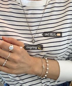 Cute Baby Bear Pattern 925 Silver Ring for Best Friends and Couples - Korean Style Jewelry, Adorable Friendship Gift