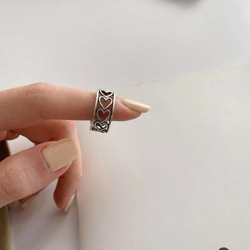 Cute Dress Outfits, Casual Preppy Outfits - Hearts Band Ring Cute Dress Outfits, Casual Preppy Outfits - Hearts Band Ring