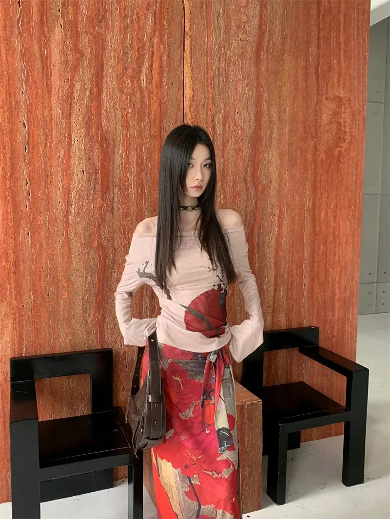 Cute Fashion Drawings, Girl In Dress Drawing - Floral Off Shoulder Top Cute Fashion Drawings, Girl In Dress Drawing - Floral Off Shoulder Top