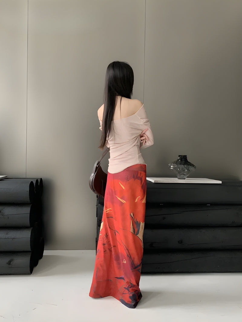 Cute Fashion Drawings, Girl In Dress Drawing - Floral Off Shoulder Top Cute Fashion Drawings, Girl In Dress Drawing - Floral Off Shoulder Top