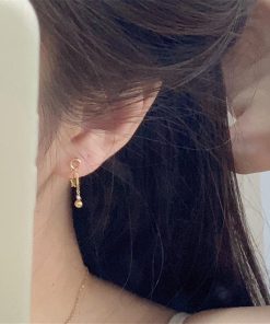 Cute Five-Pointed Star Earrings for Women - Korean & Japanese Style, Face-Enhancing, Versatile Design, 2025 New Model