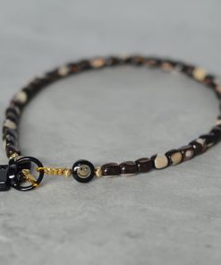 Cute Retro Two-Color Natural Smiley Face Mobile Phone Chain Pendant, Minimalist Anti-Lost Wrist Strap, National Style Accessory