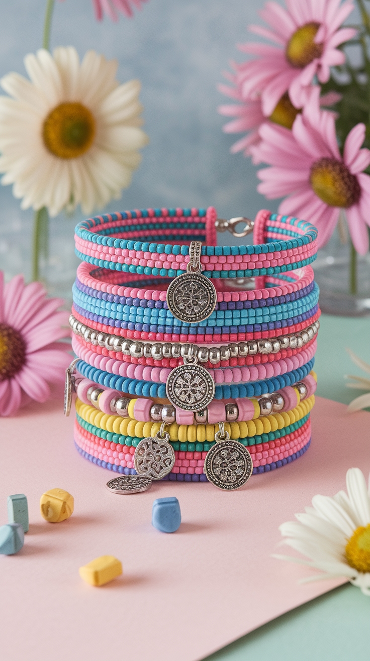 Cute Matching Bracelets for Friendship Goals outfit idea