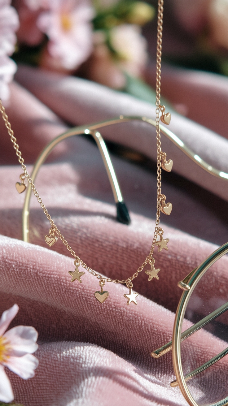 Explore the Beauty of a Dainty Charm Necklace Today outfit idea