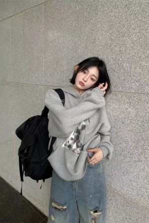 Dalmatian Print Hooded Fleece Jacket for Women, Loose Fit Heavyweight Sweatshirt, Casual Lazy Style, Trendy Celebrity Look