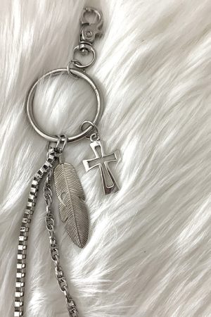 Dark Functional Double-Layer Waist Chain - Edgy 90s-Inspired Matching Accessory for a Unique Look