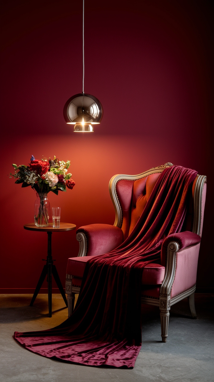 Embrace the Bold with Dark Cherry Red Fashion outfit idea