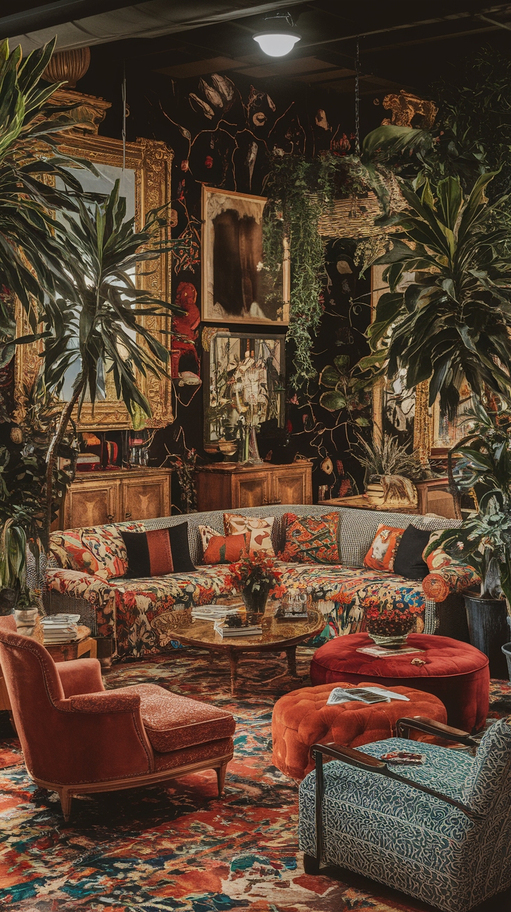Embrace Dark Eclectic Maximalism in Home Decor outfit idea