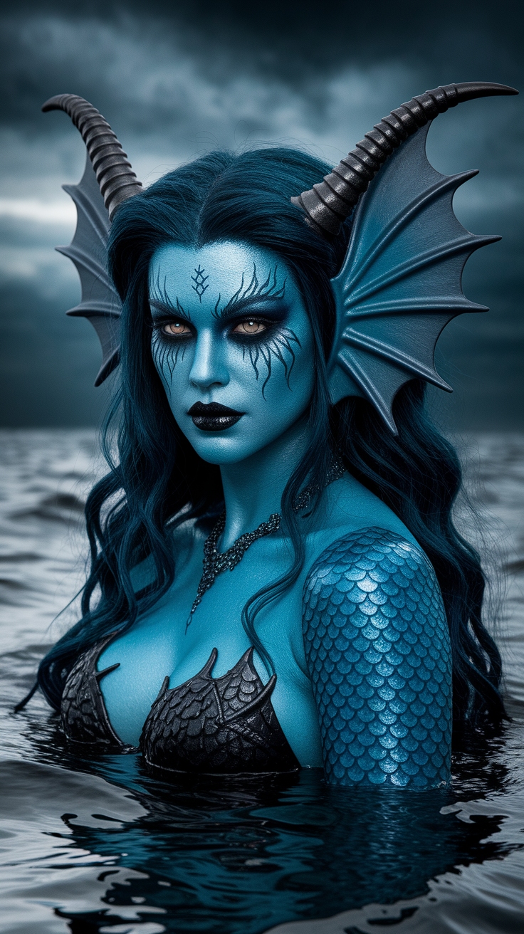 Dark Siren Make Up: Enchanting Looks for All Occasions outfit idea