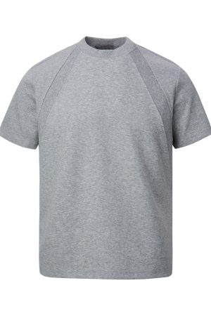 Deconstructed American Heavyweight Boxy Short-Sleeve T-Shirt for Men and Women - Wrinkle-Resistant Solid Color Clean Fit Top