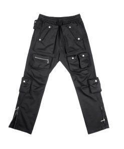 Deconstructed Tactical Multi-Pocket Drawstring Work Pants - Functional Micro-Stretch Loose Fit for Urban Style