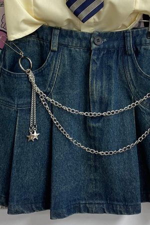 Decorative Chain for Skirt - Pudding Bear Sweet & Cool Waist Chain, Japanese Style Accessory, Trendy Fashion Statement