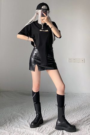 Detachable Half-Tube & Calf Socks for Women with Heavy-Duty Chains - Stylish Accessories for Cool and Sweet Girls